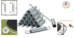 Durable Galvanized Steel Trampoline Springs Set – Universal Replacement 16 Pack