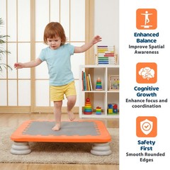 Kids Toddler Mini Trampoline with Non-slip Base for 3-12 Boys & Girls