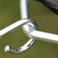 50Pcs High Strength V Rings Buckles Trampoline Triangular Rings Buckle Connector