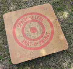 VinTagE SPRING-O-LENE ToY Spring Board Springboard Wood Vault Gym Trampoline
