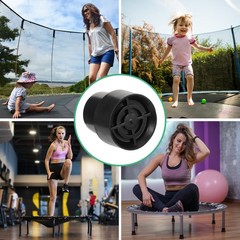 10Pcs Black Trampoline Pole Covers Latex Durable Non Slip Feet Pads