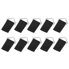 10Pcs Trampolines Triangle Buckle, 1 1/2″ Metal Triangle Ring Buckle, Silver