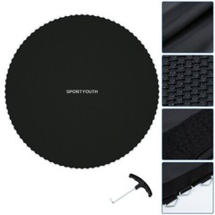 Round Replacement Trampoline Mat Fits 15ft Frame 96 V-Rings 6.5-7″ Spring Length