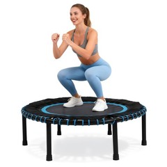 40″ Mini Fitness Exercise Rebounder Trampoline for Adult Indoor/Garden Workout
