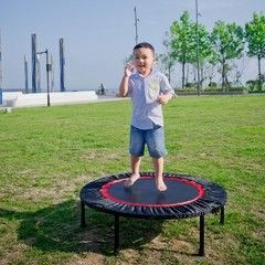 40″ Mini Exercise Trampoline W/Safety Pad Indoor Fitness Rebounder Adult/Kid