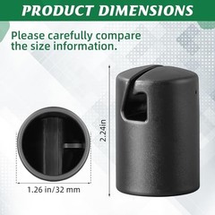 12 Pcs Trampoline Pole Caps, 1.2 Inch Diameter Trampoline Enclosure Pole Caps