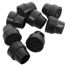 8Pcs Reusable Rubber Trampoline Tube Leg Caps with Pad for Daily Use Stability