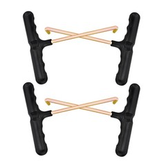 4Pcs Compact Durable Boot Lace Hook Tool for Ice Skates and Hockey Shoes Black