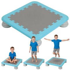 Sensory Integration Mini Trampoline, Balance Training Bounce Board for Kids