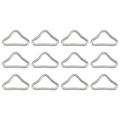 Trampolines Triangle Buckle, 12Pcs & Iron Triangle Ring Buckle V Shaped Ring
