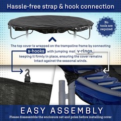 Machrus Trampoline Weather Cover – 7.5FT 8FT 10FT 11FT 12FT 13FT 14FT 15FT 16…