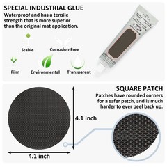 ifeolo Hareyou Trampoline Patch Repair Kit 4 inch Circle On Patches | Repair …