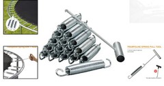Effortless Install 5.5-7in Trampoline Replacement Springs with Stainless T-Hook