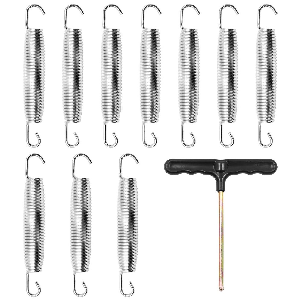 Pack of 10 Pieces 5.8Inch Springs with Free THook for Trampoline, Dopp…