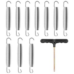Pack of 10 Pieces 5.8Inch Springs with Free THook for Trampoline, Dopp…