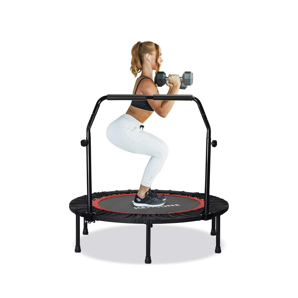 KENSONE 40″/48″ Foldable Mini Trampoline, Indoor Trampoline for Kids, Adults …