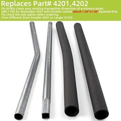 Trampoline Poles Replacement for Skywalker or Jumpzylla,Galvanized Trampoline En