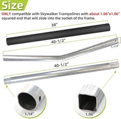 Trampoline Poles Replacement Skywalker Or Jumpzylla,Galvanized Trampoline