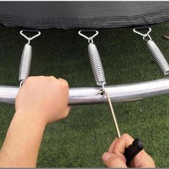 4 Pack Trampoline Spring Pulling Tool T-Hook Extension Puller with Ergonomic …