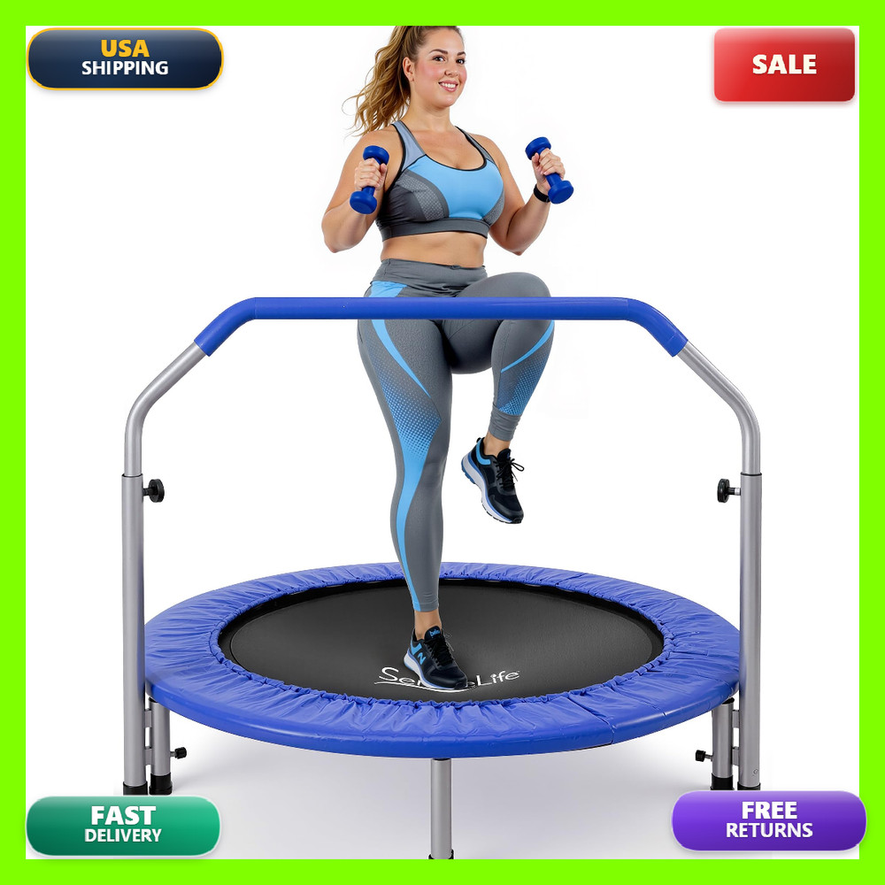 Serenelife 40 Foldable – For Kids Adults Exercise Rebounder Foam