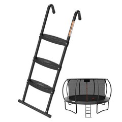 Trampoline Ladder, 3-Steps with Horizontal Wide Steps,Universal Hook,Trampoli…