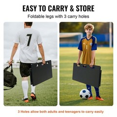 40x16in Dual-Angle Rebounder & Practice Board, Foldable HDPE for Shooting