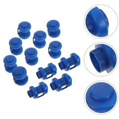 12Pcs Blue Plastic Trampoline Rod Protectors Durable Replacement Accessories
