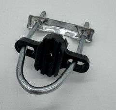 (12Ct) Trampoline Hinge U-Bolt Clamp Connectors for Poles up to 1.5″, Legs 1.75″
