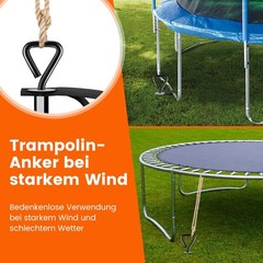 Ground Anchor Trampoline Ground Anchor Trampoline Anchor Trampoline Stakes Strong Wind Wi…