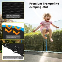 Replacement Trampoline Mat Jumping Mat Fits 16ft Frame w/ V-Hooks