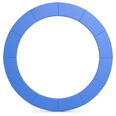 14 Feet Round Trampoline Safety Pad Replacement Waterproof Foldable Lightweight