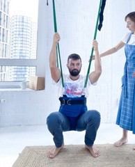 Jumper for adults. Inclusive Movement jumper straps for kids and adults with CP