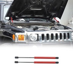 Front Hood Lift Supports Gas Springs Shocks Struts for 2006-2010 Hummer Red