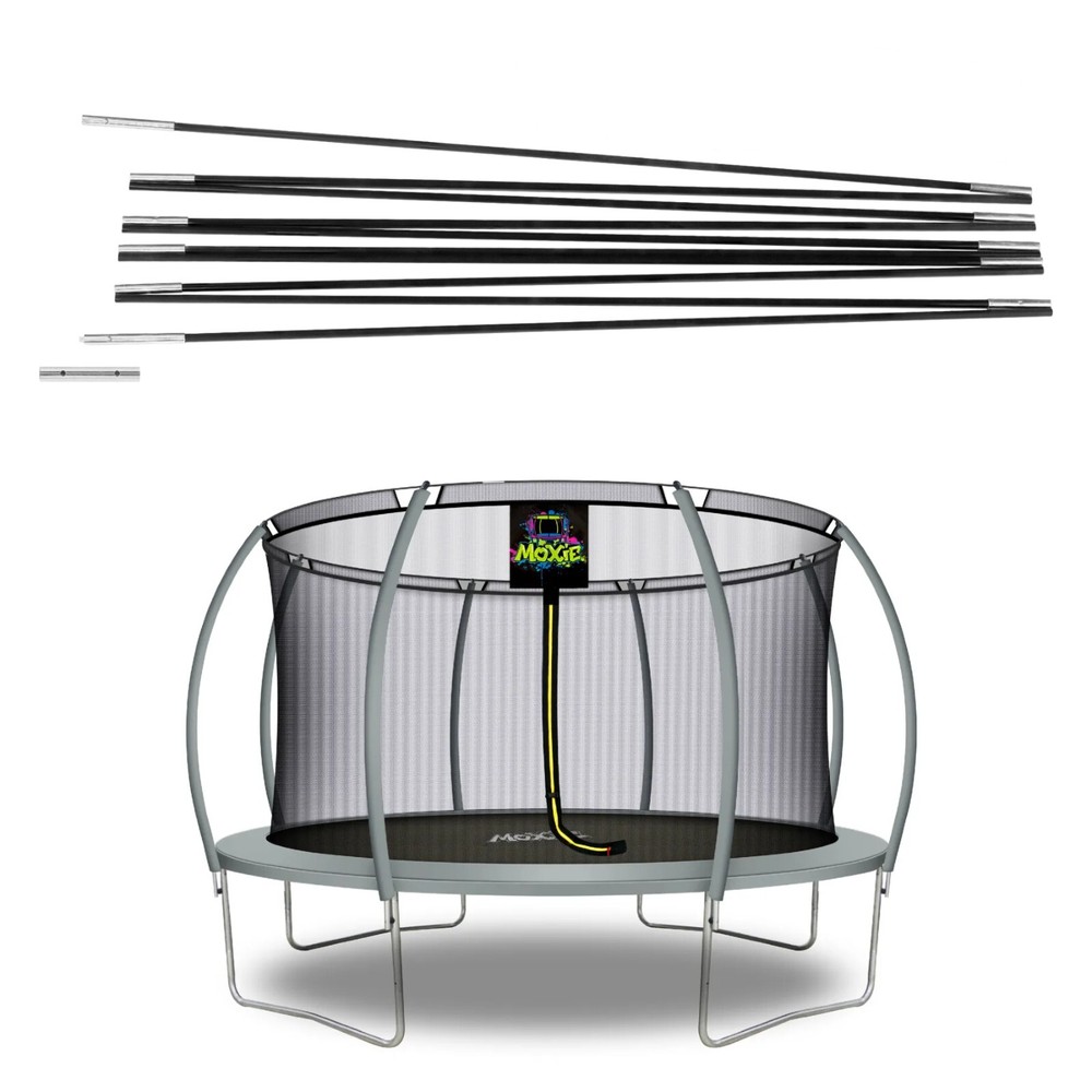 Round Trampoline Replacement Fiberglass Rods, Enclosure Net Fiber Glass Top Ring