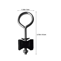 9 Pcs Fitness Trampoline Accessories Metal Screw Stakes for Ground