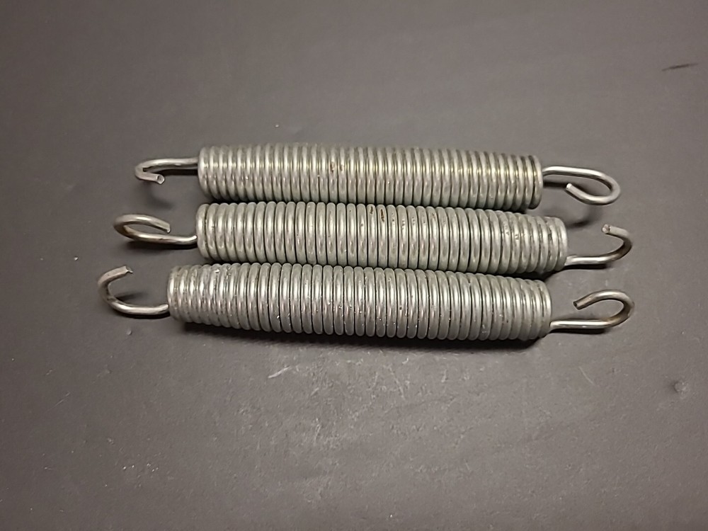Trampoline Large Extension Springs 6.5″ – Set Of 3, Zinc Plated