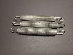 Trampoline Large Extension Springs 6.5″ – Set Of 3, Zinc Plated