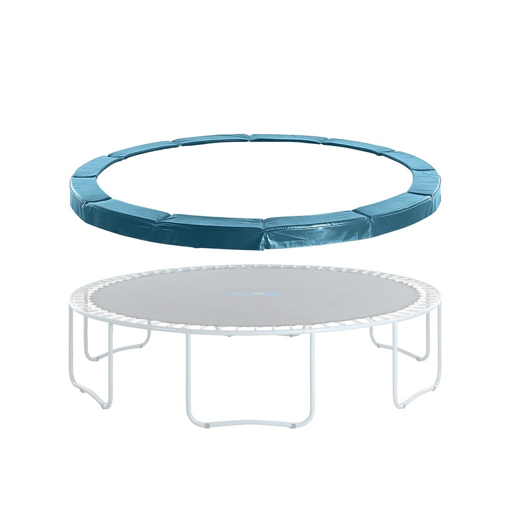 9 ft Replacement Trampoline Safety Pad Surround Spring Cover Padding, Aquamarine