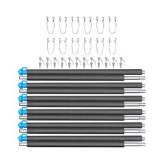 Universal Trampoline Replacement Enclosure Poles with Clamp and Hardware