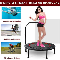 40 Inch Mini Exercise Trampoline For Adults Or Kids Indoor Fitness Rebounder Tra