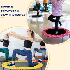 Trampolines Spring Cover 8 Holes Trampolines Replacement Cover 48″ & Camouflage