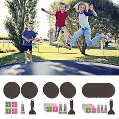 Trampoline Repair Patch Kit 4-inch Round Glue On Patches with Glue and effective