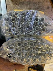65 Trampoline Springs new 6.75″ total & 5″ coils silver gate Mini Tramp bounce