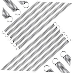 pcs Extension Springs,304 Stainless Steel Extension 0.047″x0.4″x11.8″ 12
