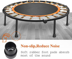 4 Pieces Mini Trampoline Leg Cap Tips, Rubber Caps Fits 1 Inch inside Diameter T