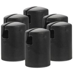 6 Pcs Trampoline Supply Accessories Replacement Parts End Caps Pole Post Cover