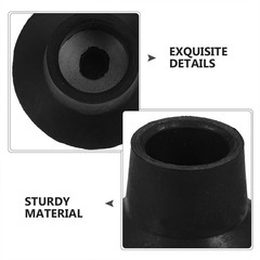 10 Pcs Mini Trampoline Leg Chair Covers Furniture Rubber Feet Round