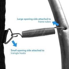 SereneLife 16 Set Trampoline Springs: SLTRA10BL, SLTRA10PNK, SLTRA12BL, SLTRA8BL