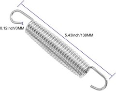5.5” Trampoline Springs Set – 40 Heavy Duty Galvanized Steel Replacement