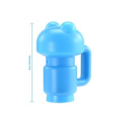 Trampoline Enclosure Pole Cap Set – 6 Blue Caps for 1.26″ Diameter Poles